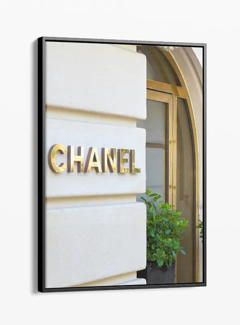 FASHION BRAND CHANEL SHOP FRONT DOORS