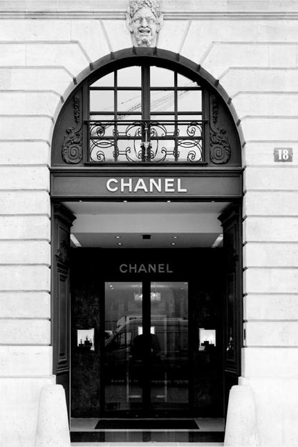 FASHION BRAND CHANEL SHOP FRONT DOORS