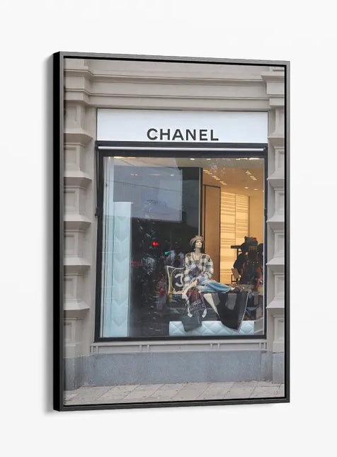 FASHION BRAND CHANEL SHOP FRONT DOORS