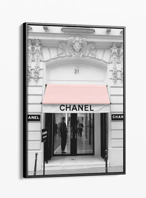 FASHION BRAND CHANEL SHOP FRONT DOORS