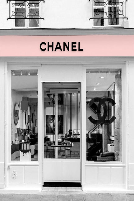 FASHION BRAND CHANEL SHOP FRONT DOORS