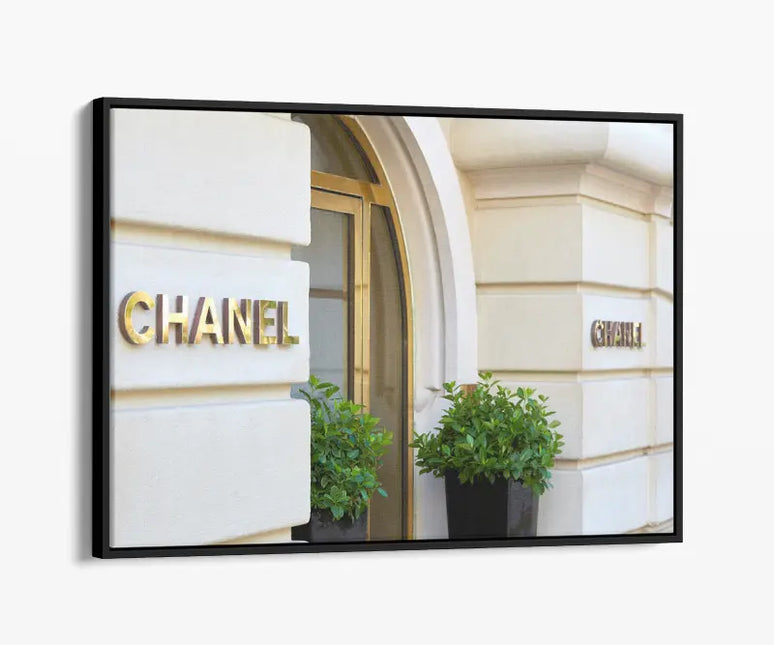 FASHION BRAND CHANEL SHOP FRONT DOORS