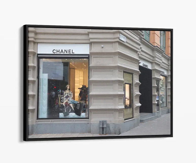 FASHION BRAND CHANEL SHOP FRONT DOORS