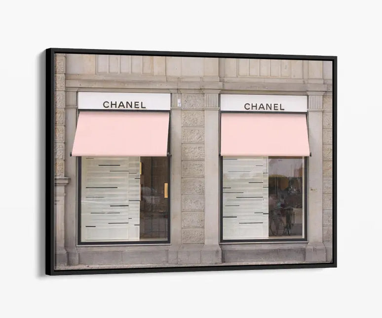 FASHION BRAND CHANEL SHOP FRONT DOORS