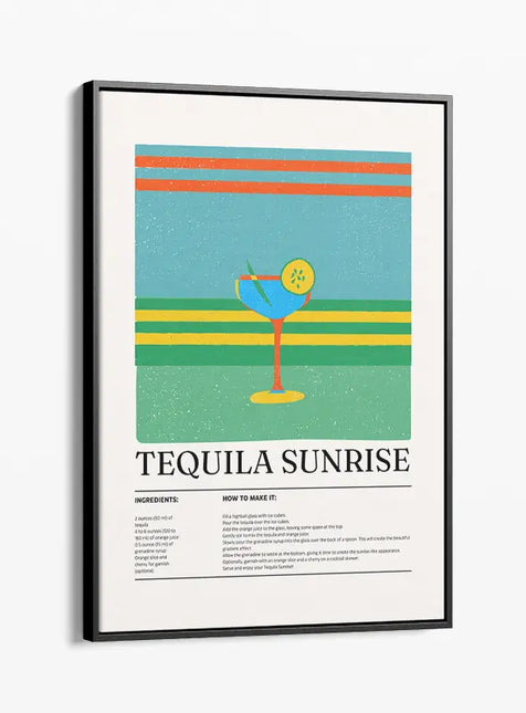 BAR ART TEQUILA SUNRISE