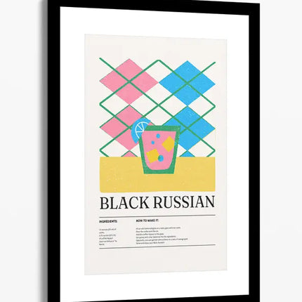 BAR ART BLACK RUSSIAN