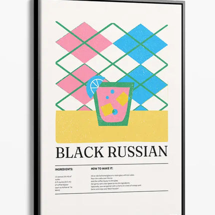 BAR ART BLACK RUSSIAN