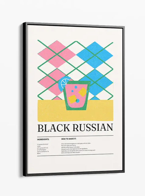 BAR ART BLACK RUSSIAN