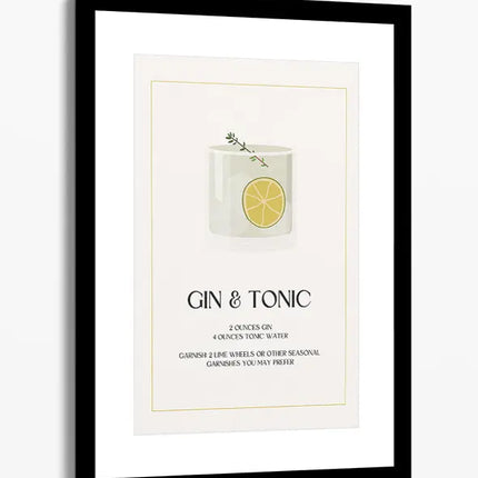 BAR ART GIN & TONIC