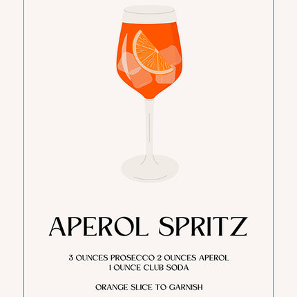 BAR ART APEROL SPRITZ