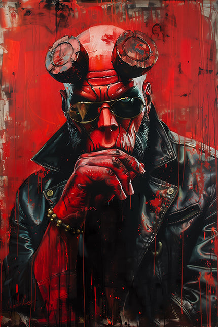 AMINE ART HELLBOY