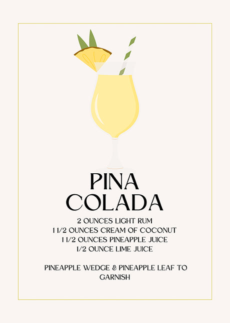 BAR ART PINA COLADA