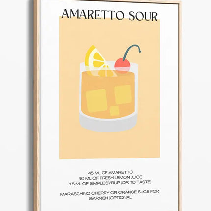 BAR ART AMARETTO SOUR