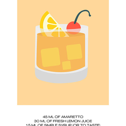 BAR ART AMARETTO SOUR