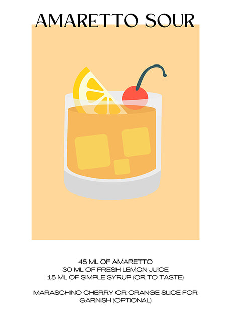 BAR ART AMARETTO SOUR