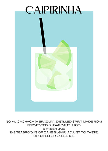 BAR ART CAIPIRINHA