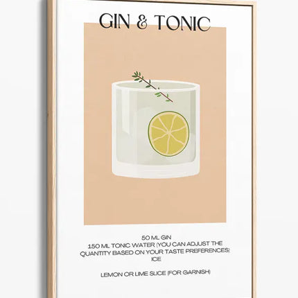 BAR ART GIN & TONIC