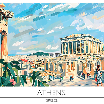 TRAVEL ART ATHENS GREECE