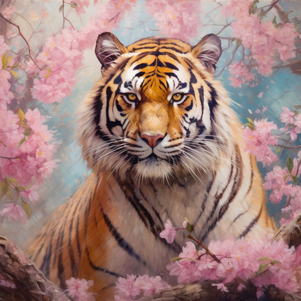 ANIMAL ART TIGER
