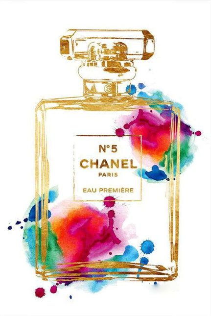 FASHION BRAND CHANEL PERFUME WITH FLOWERS