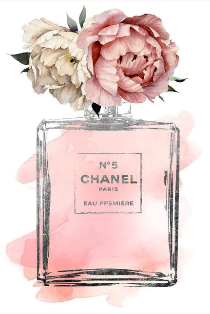 FASHION BRAND CHANEL PERFUME WITH FLOWERS