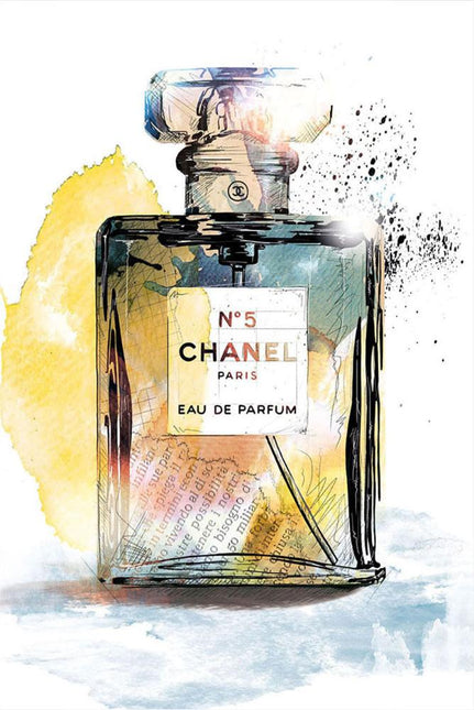 FASHION BRAND CHANEL PERFUME WITH FLOWERS