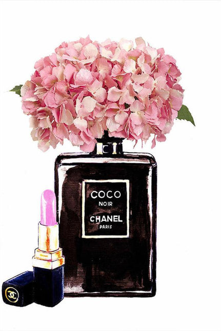 FASHION BRAND CHANEL PERFUME WITH FLOWERS