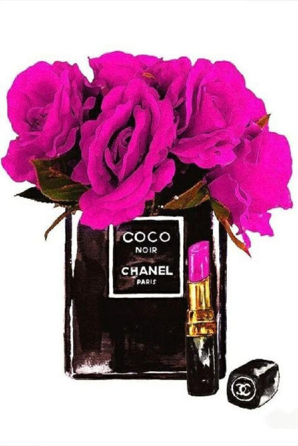 FASHION BRAND CHANEL PERFUME WITH FLOWERS