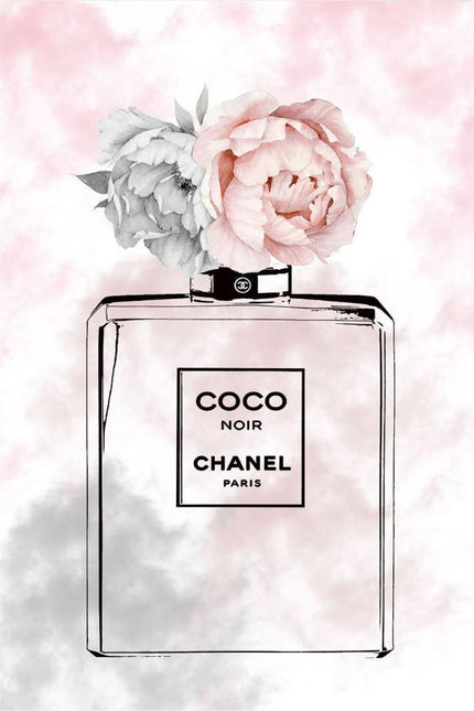 FASHION BRAND CHANEL PERFUME WITH FLOWERS