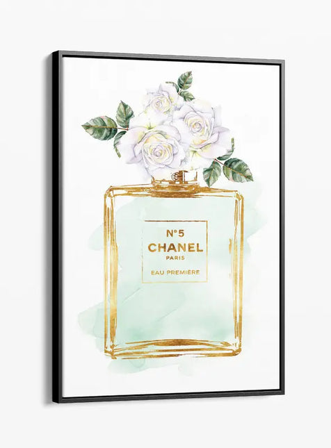 FASHION BRAND CHANEL PERFUME WITH FLOWERS