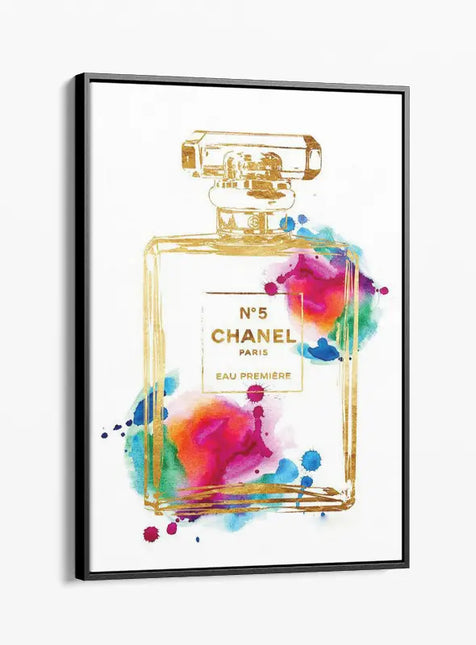 FASHION BRAND CHANEL PERFUME WITH FLOWERS