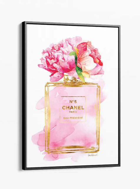 FASHION BRAND CHANEL PERFUME WITH FLOWERS