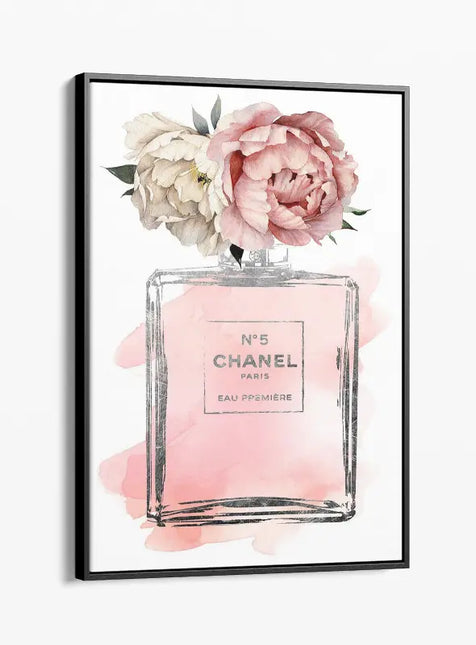 FASHION BRAND CHANEL PERFUME WITH FLOWERS