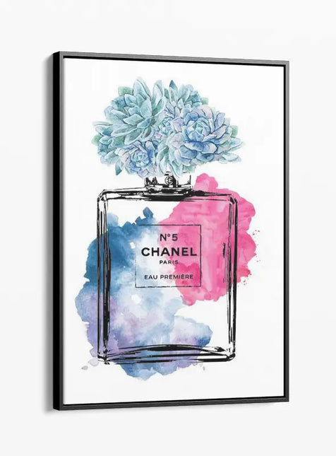 FASHION BRAND CHANEL PERFUME WITH FLOWERS