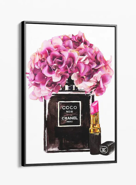 FASHION BRAND CHANEL PERFUME WITH FLOWERS