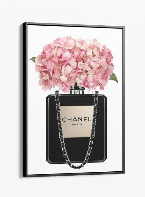 FASHION BRAND CHANEL PERFUME WITH FLOWERS