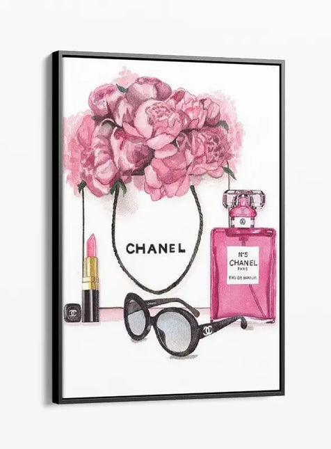 FASHION BRAND CHANEL PERFUME WITH FLOWERS