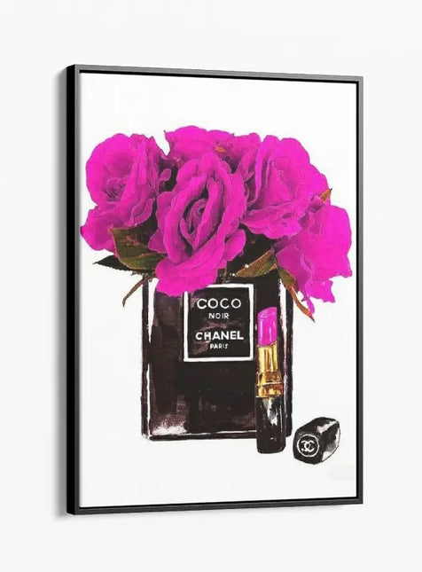 FASHION BRAND CHANEL PERFUME WITH FLOWERS