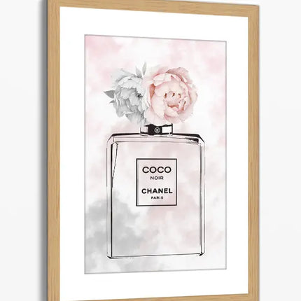 FASHION BRAND CHANEL PERFUME WITH FLOWERS