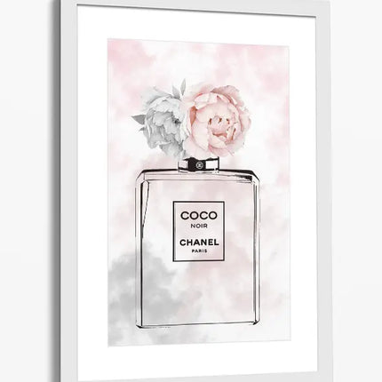 FASHION BRAND CHANEL PERFUME WITH FLOWERS