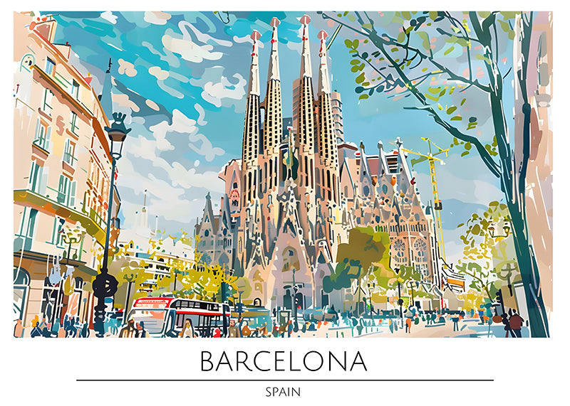 TRAVEL ART BARCELONA SPAIN