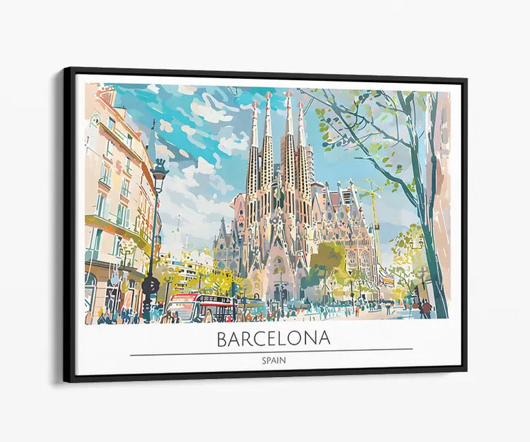 TRAVEL ART BARCELONA SPAIN