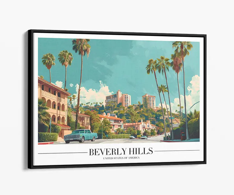 TRAVEL ART BEVERLY HILLS USA