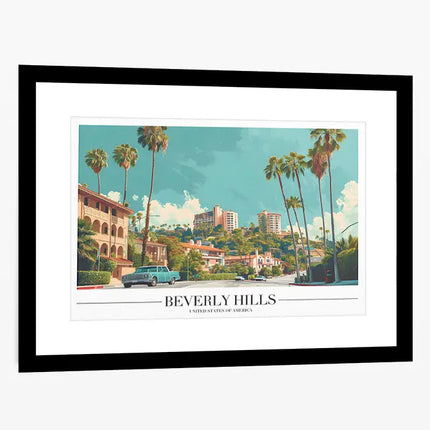 TRAVEL ART BEVERLY HILLS USA