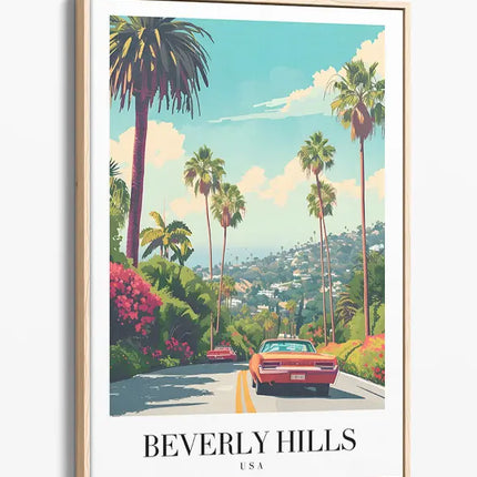 TRAVEL ART BEVERLY HILLS USA