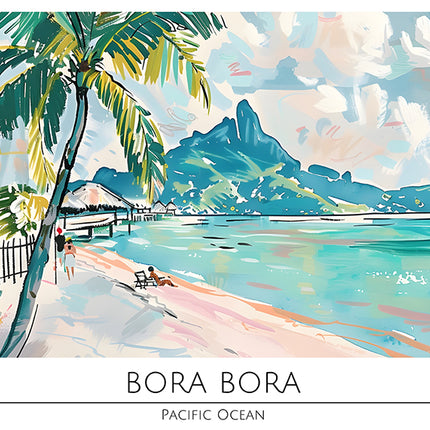 TRAVEL ART BORA BORA FRENCH POLYNESIA