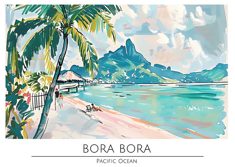 TRAVEL ART BORA BORA FRENCH POLYNESIA