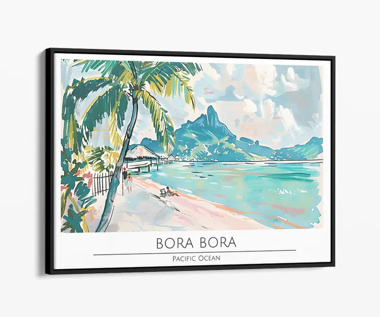 TRAVEL ART BORA BORA FRENCH POLYNESIA