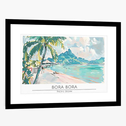 TRAVEL ART BORA BORA FRENCH POLYNESIA