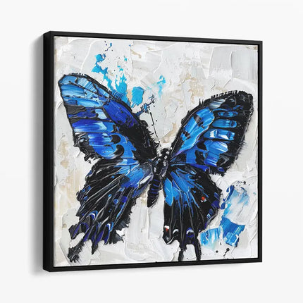 BUTTERFLY PALETTE KNIFE PAINTING CANVAS & ART PRINTS